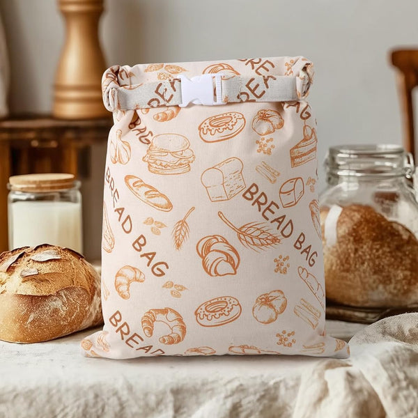 Reusable Beeswax Bread Bag