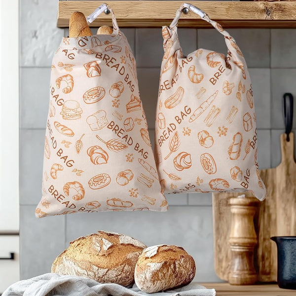 Reusable Beeswax Bread Bag