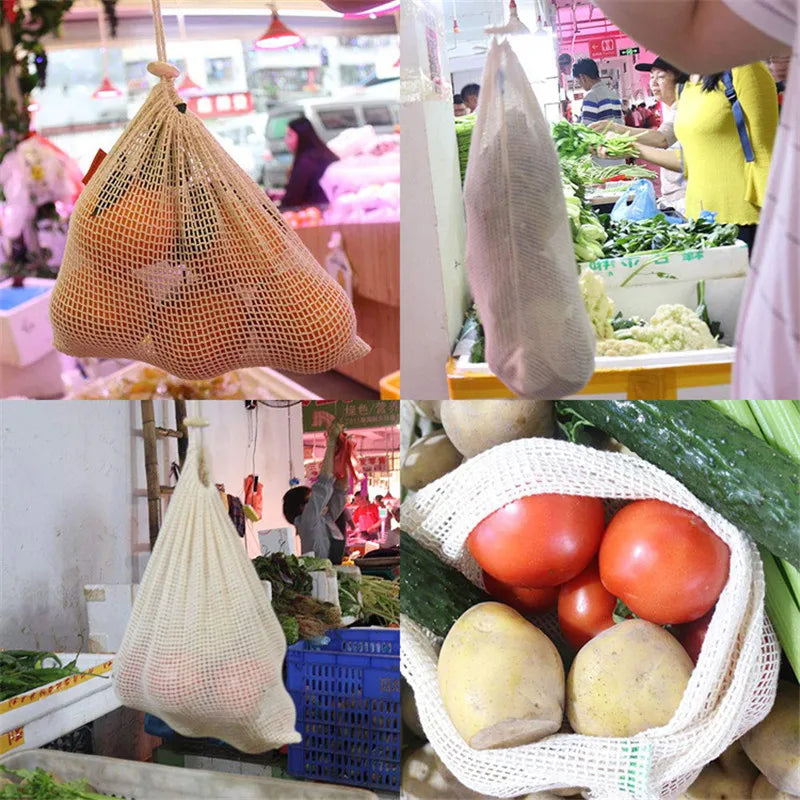 Durable Mesh Kitchen String Bag