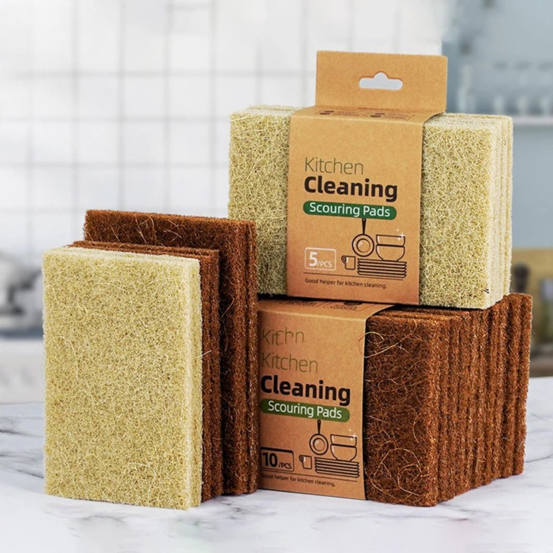 Sisal Microfiber Dishwashing Sponge