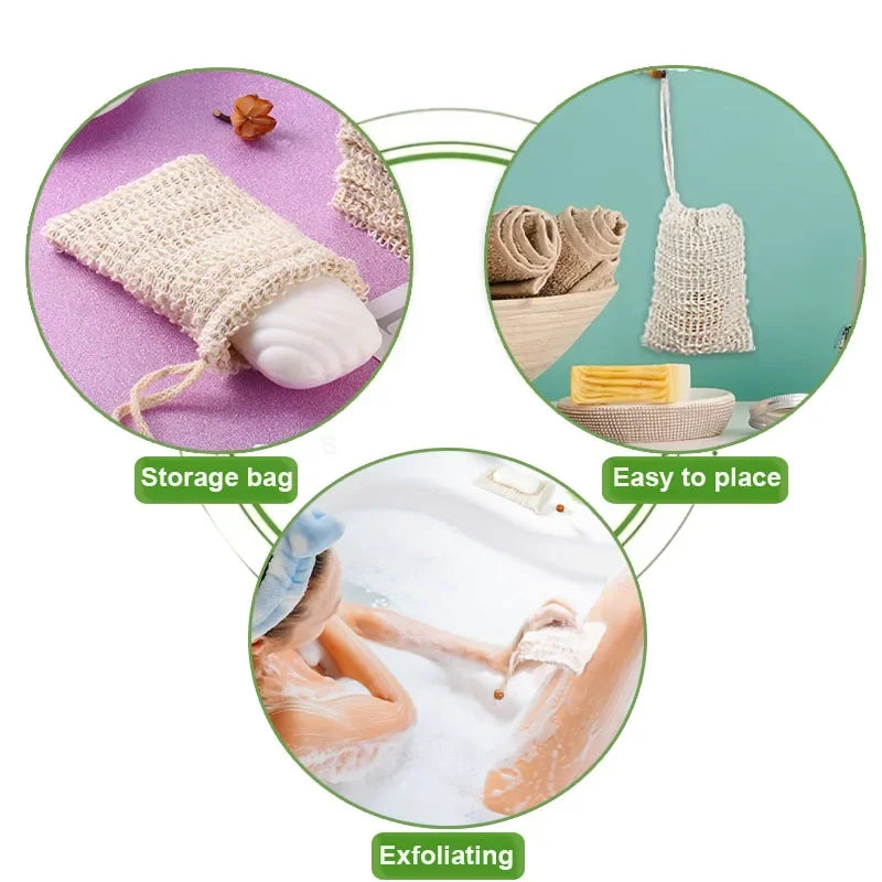 Natural Exfoliating Soap Saver Bag
