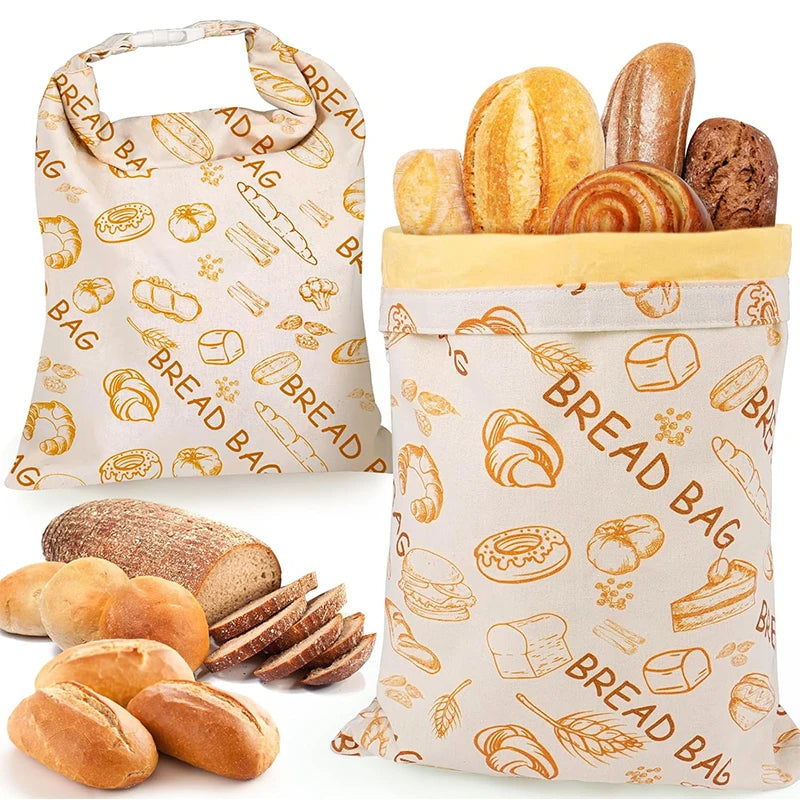 Reusable Beeswax Bread Bag