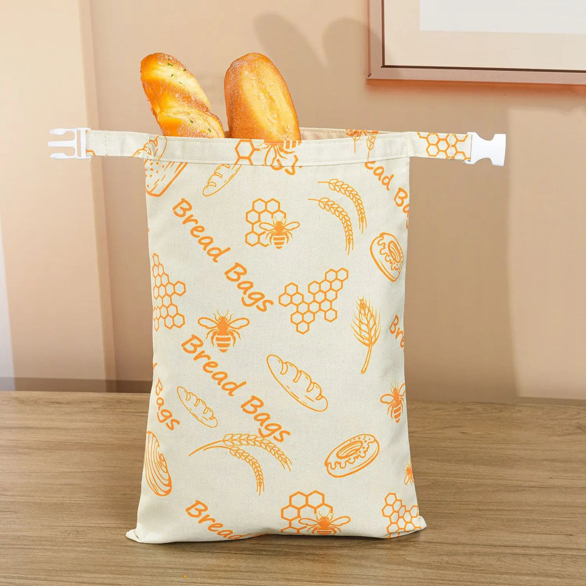 Reusable Beeswax Bread Bag