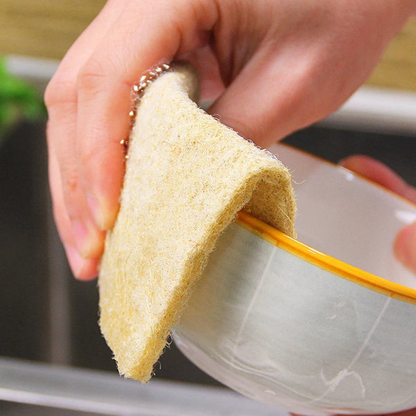 Sisal Microfiber Dishwashing Sponge
