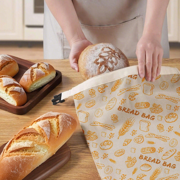 Reusable Beeswax Bread Bag